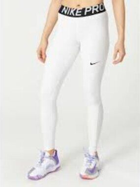 Nike Pro  365 Mid-Rise 7/8 Tights/Leggings   Size XS, White  AO9972-100 NWT